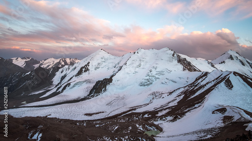 Panorama view of the North Tyan-Shan