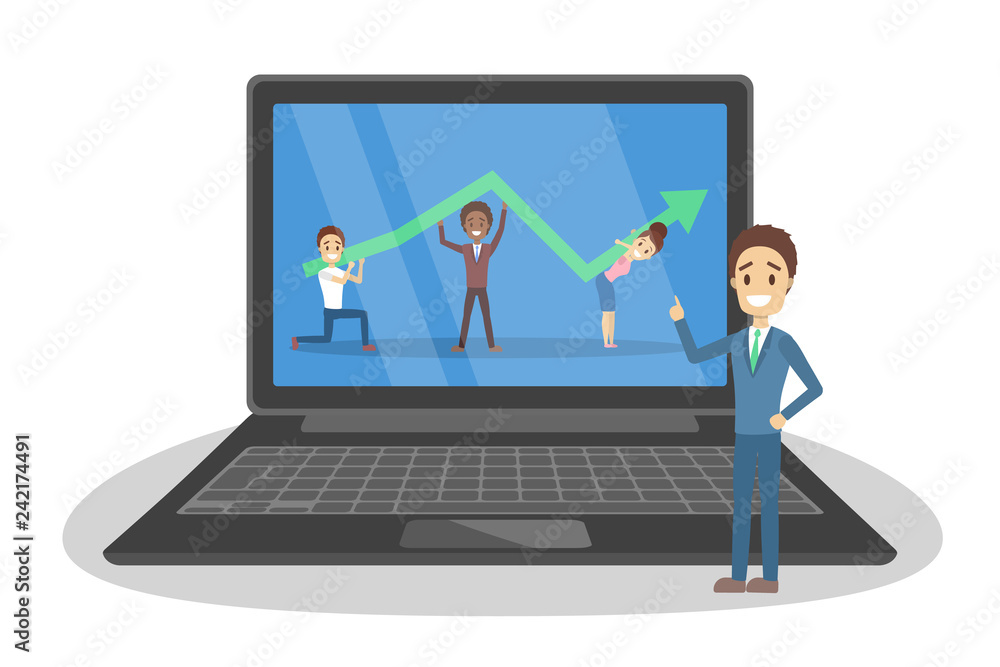Idea of strategy and achievement in teamwork Idea of strategy and achievement in teamwork
