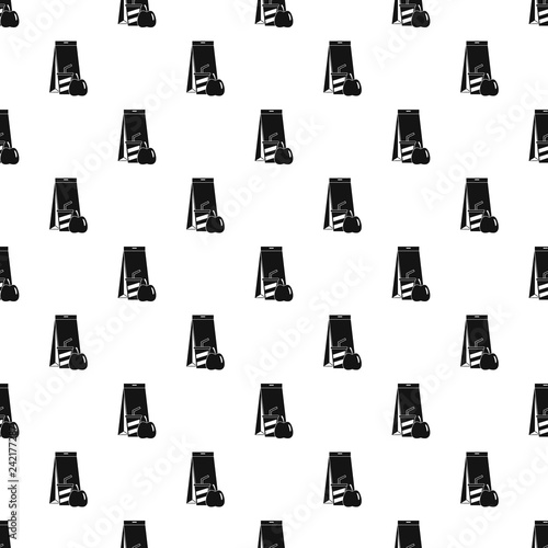 Lunch pack pattern seamless vector repeat geometric for any web design