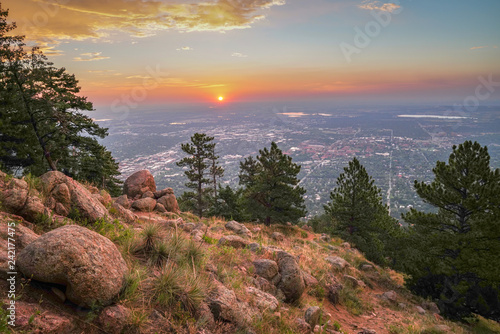 Foto Boulder Colorado Sunrise