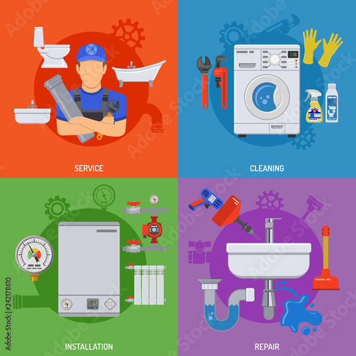 Plumbing Service Banners