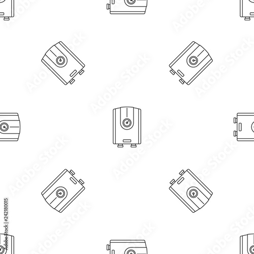 Water boiler icon. Outline illustration of water boiler vector icon for web design isolated on white background