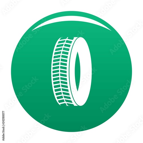 Protector icon. Simple illustration of protector vector icon for any design green