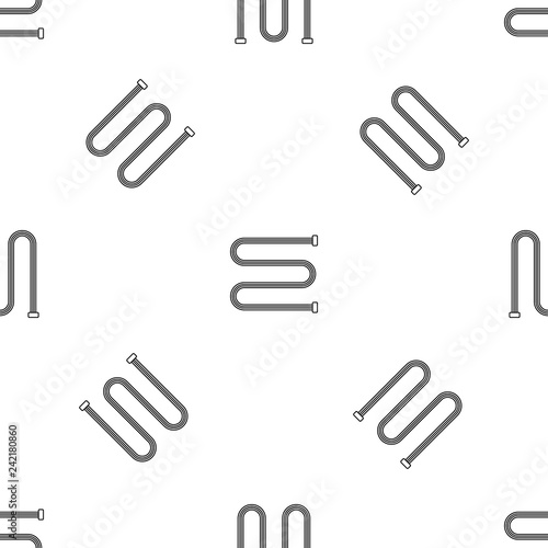 Towel bath radiator icon. Outline illustration of towel bath radiator vector icon for web design isolated on white background
