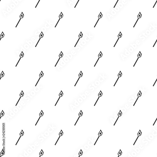 Burning match pattern seamless vector repeat geometric for any web design