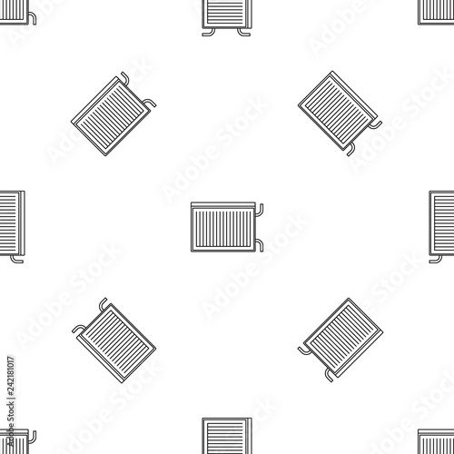Modern radiator icon. Outline illustration of modern radiator vector icon for web design isolated on white background