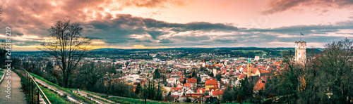 Ravensburg Panorama mit Mehlsack im Herbst