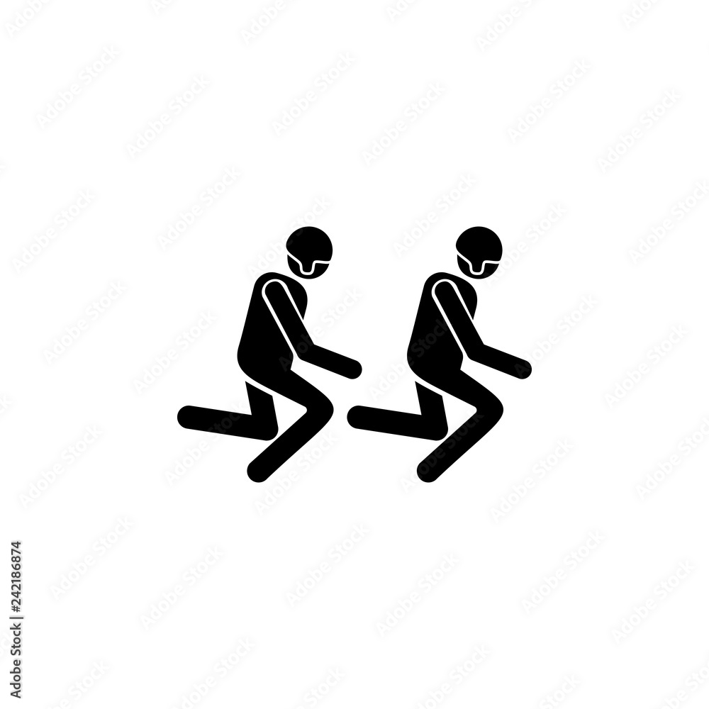running, soldiers icon. Can be used for web, logo, mobile app, UI, UX running, soldiers icon. Can be used for web, logo, mobile app, UI, UX