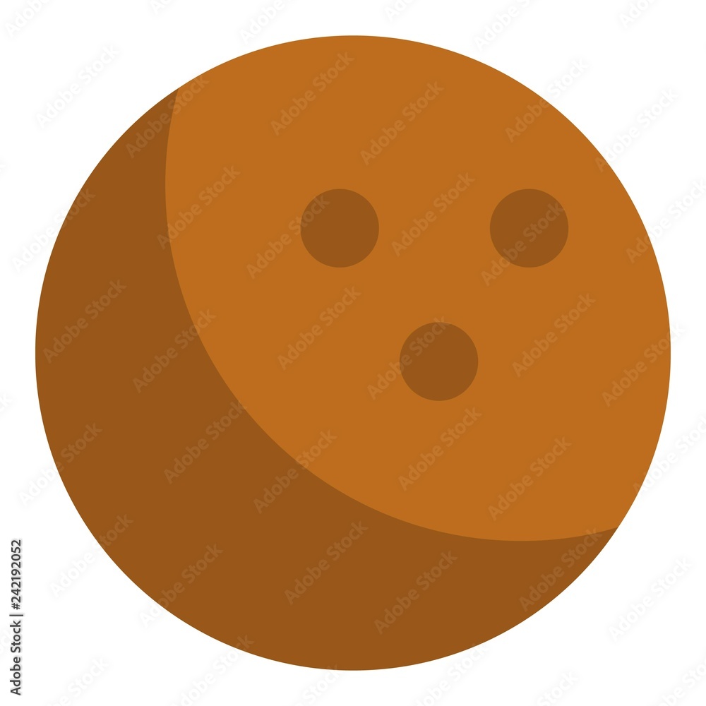 Fototapeta premium Cocos nut icon. Isometric of cocos nut vector icon for web design isolated on white background