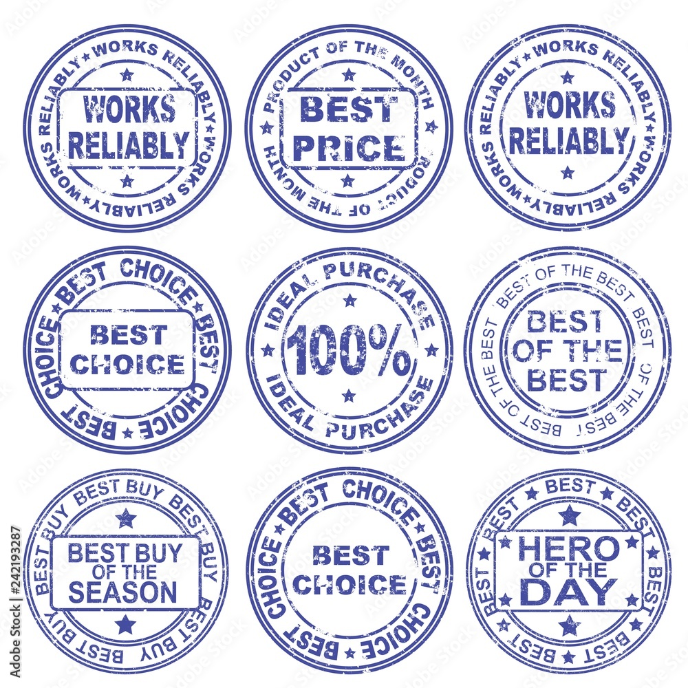 Obraz premium A set of stamps. Price, sales