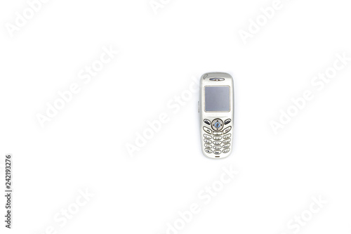 retro phone on white background cell phone retro buttons mobile subscriber background