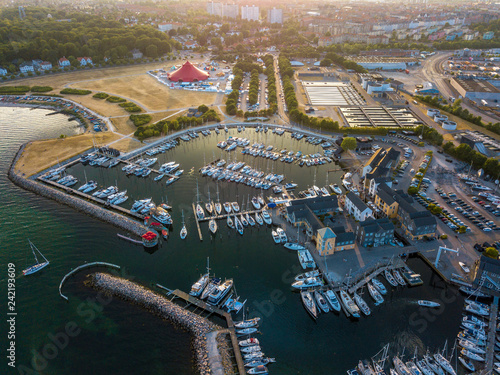 Marselisborg Lystbådehavn Marina - Aarhus, Denmark (Aerial)