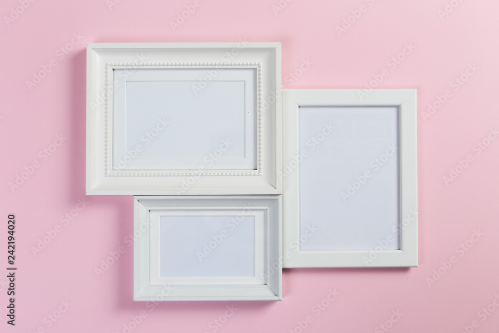 frames on pink background frames on pink background