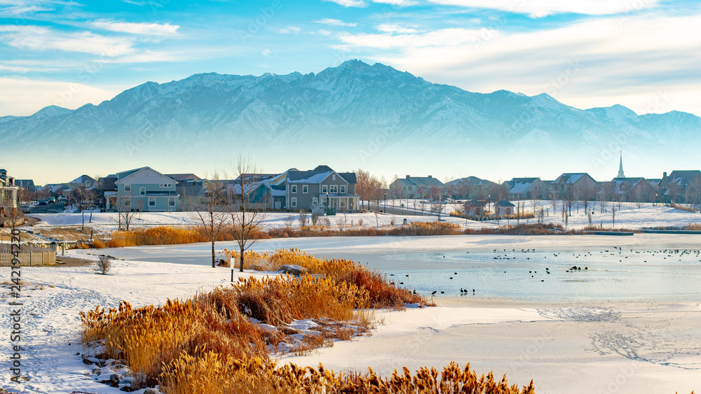 Konstfotografi Salt Lake County Inversion