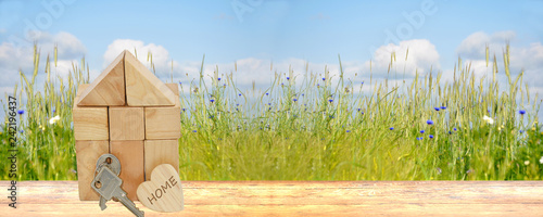 Cottage in the green with front door key