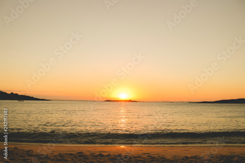 sunrise on the beach