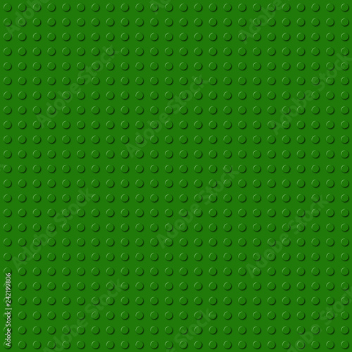 Green Building Blocks Seamless Pattern - Green plastic toy building blocks or bricks texture