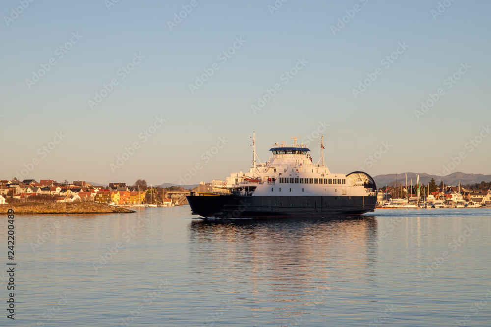 a ferry in stavanger