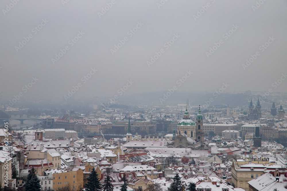 view to Prague castle