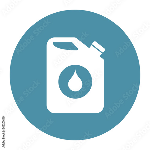 Petrol can vector icon