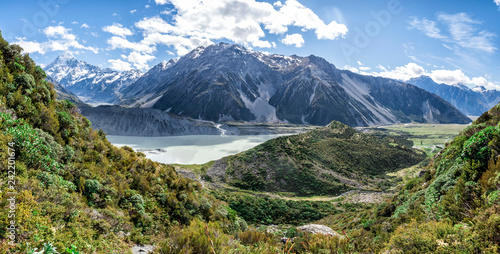 Photos Sealy Tarns Track view, Aoraki, Mount Cook, New Zealand, NZ