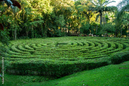 garden with flowers - parque malwee - Jaragua do sul SC Brasil photo