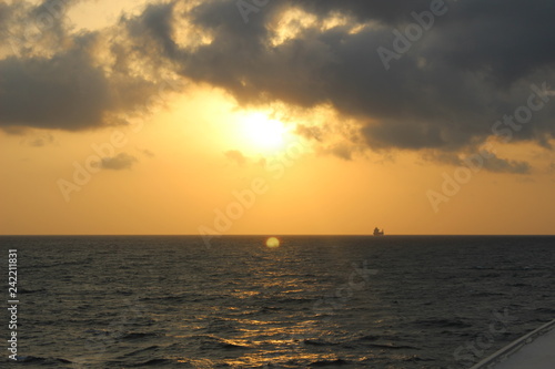sunset at sea © Sophia