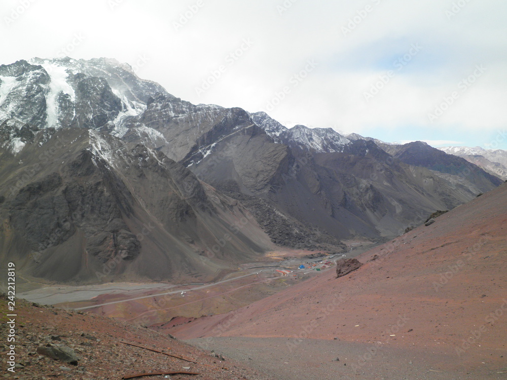  Andes mountain range Mendoza Argentina