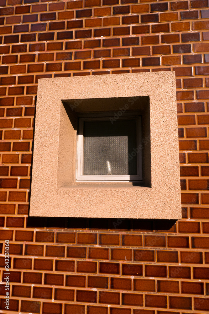 A window on a wall