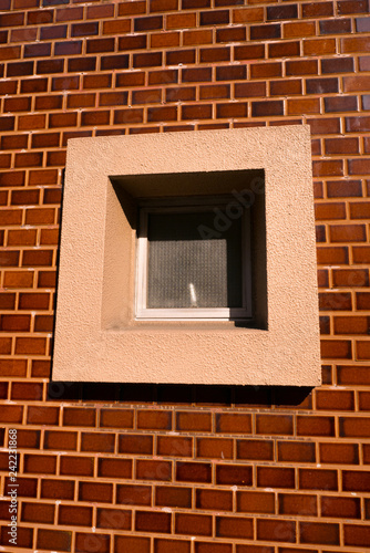 A window on a wall