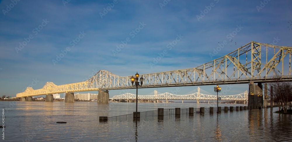 Fototapeta premium Ohio River Bridges