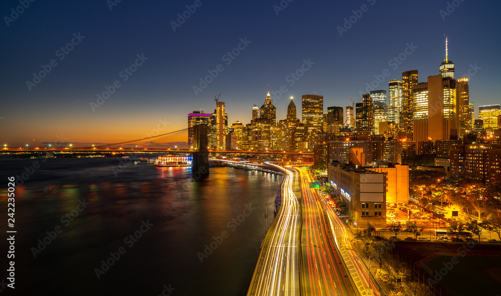 Fototapeta premium New York City Manhattan skyline