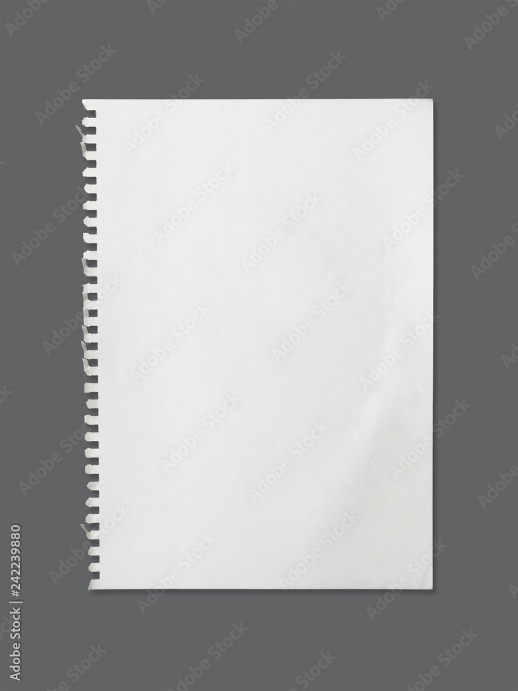 White sheet of paper texture for background with clipping path. White sheet of paper texture for background with clipping path.