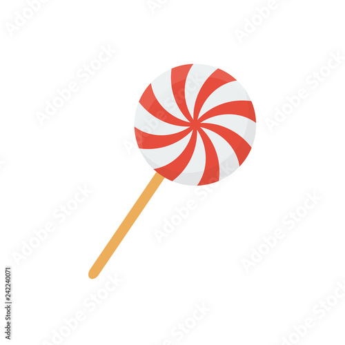 lollipop icon in flat style isolated vector illustration on white transparent background