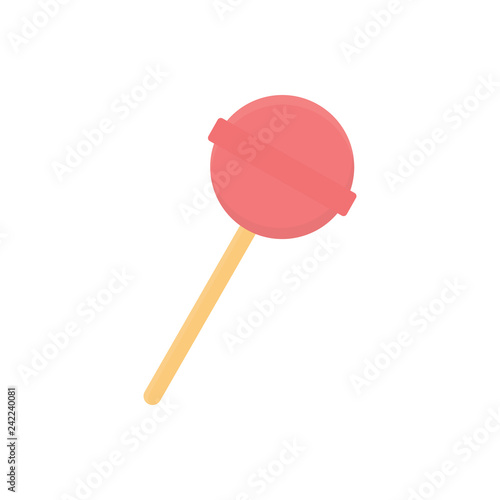 lollipop icon in flat style isolated vector illustration on white transparent background