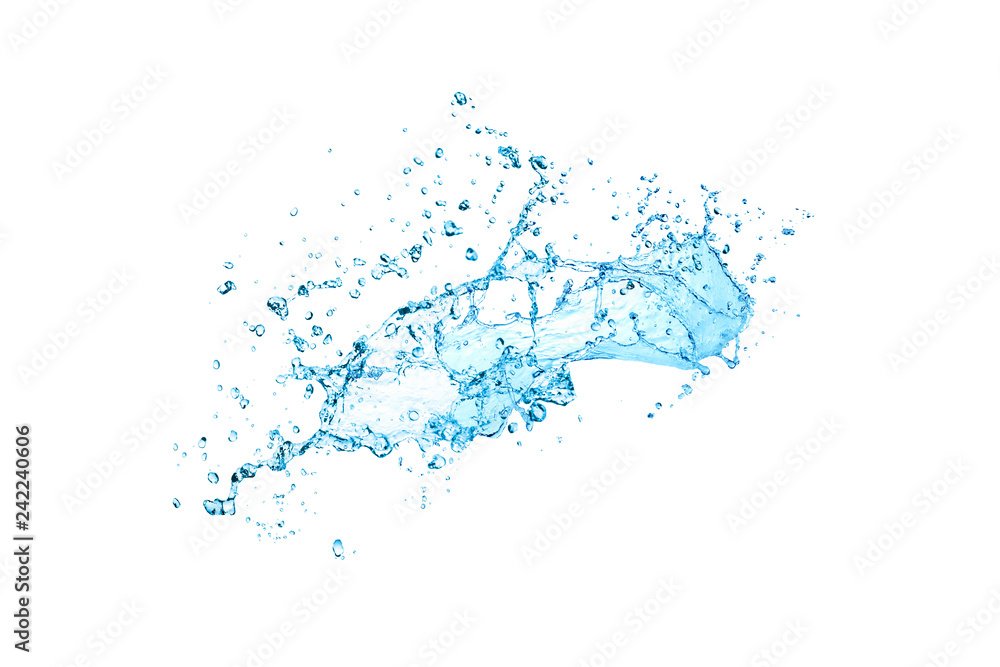 Water Splash isolated on white background
