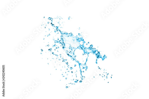 Water Splash isolated on white background