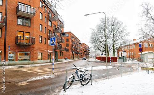 City street Stockholm Sweden