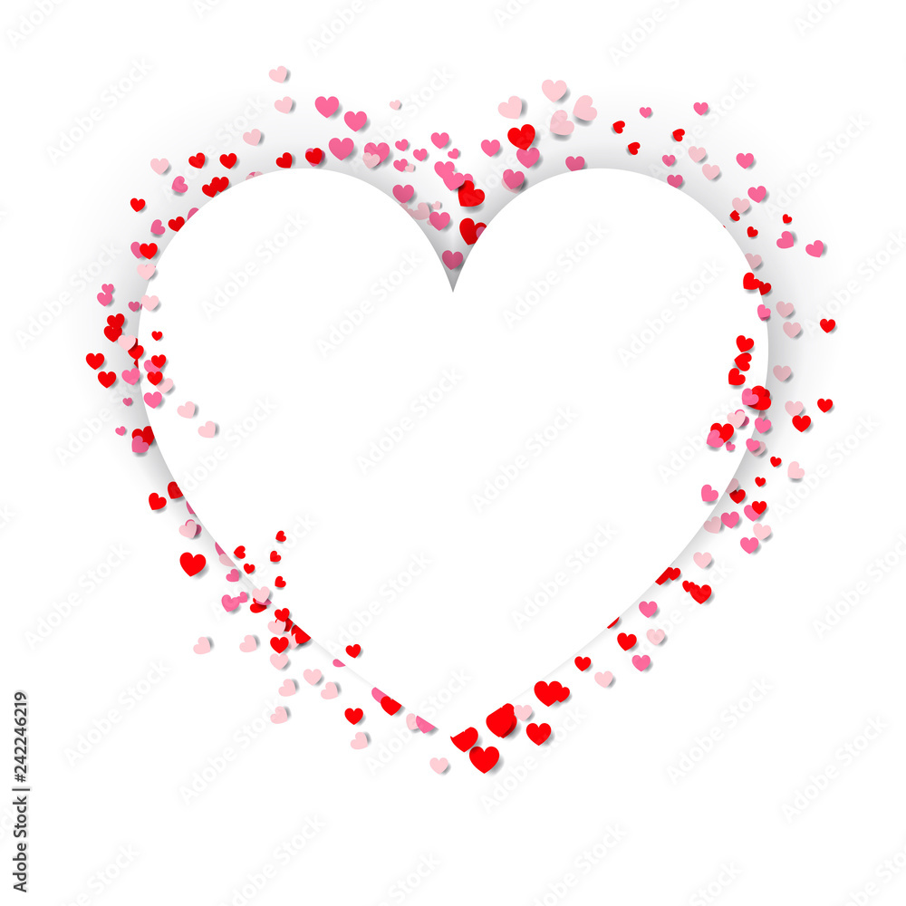 Heart shape glitter background for valentine's day, mother's day, and wedding day - Valentine Heart - Valentine Background