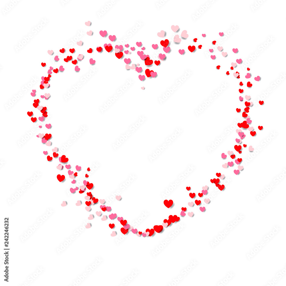 Heart shape glitter background for valentine's day, mother's day, and wedding day - Valentine Heart - Valentine Background