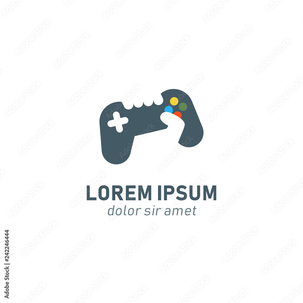 Men In Hood Sweater In Dark Room Negative Space With Console Joystick As  Glasses Gamer Legend Gamer Logo Concept Vector Stock Illustration -  Download Image Now - iStock