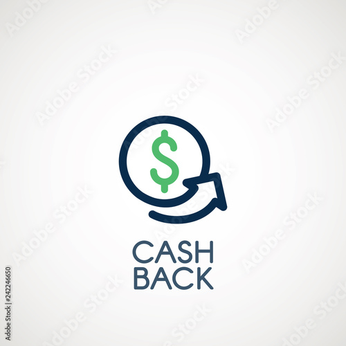 money transfer Icon symbol. currency exchange, financial investment service, cash back refund, send and receive mobile payment concept. line icon vector illustration - Vector