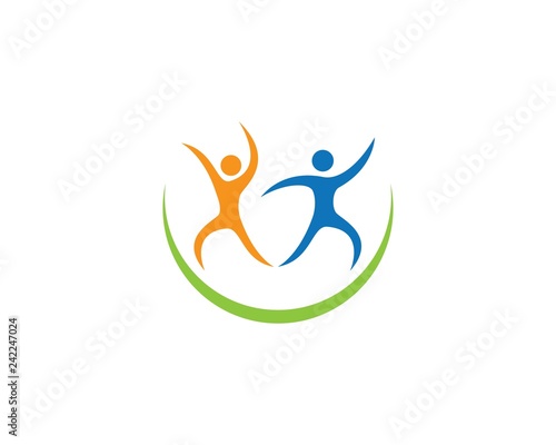 community care Logo template