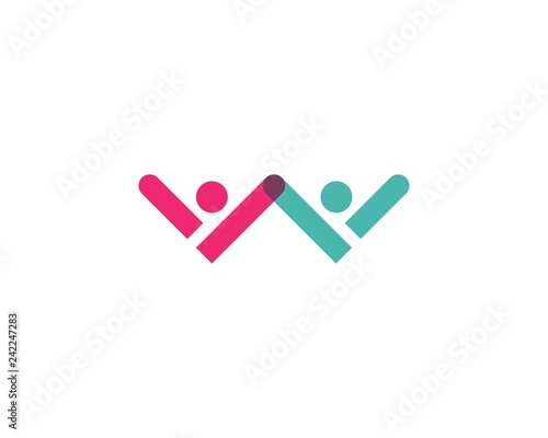 community care Logo template