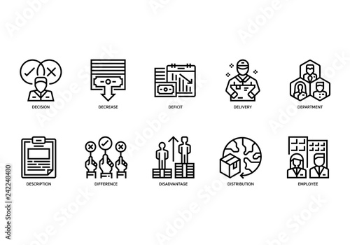 Business icons set