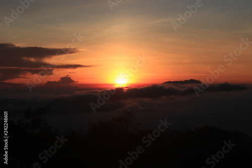 beutiful landsape sunrise over the Bromo mountain © Ely