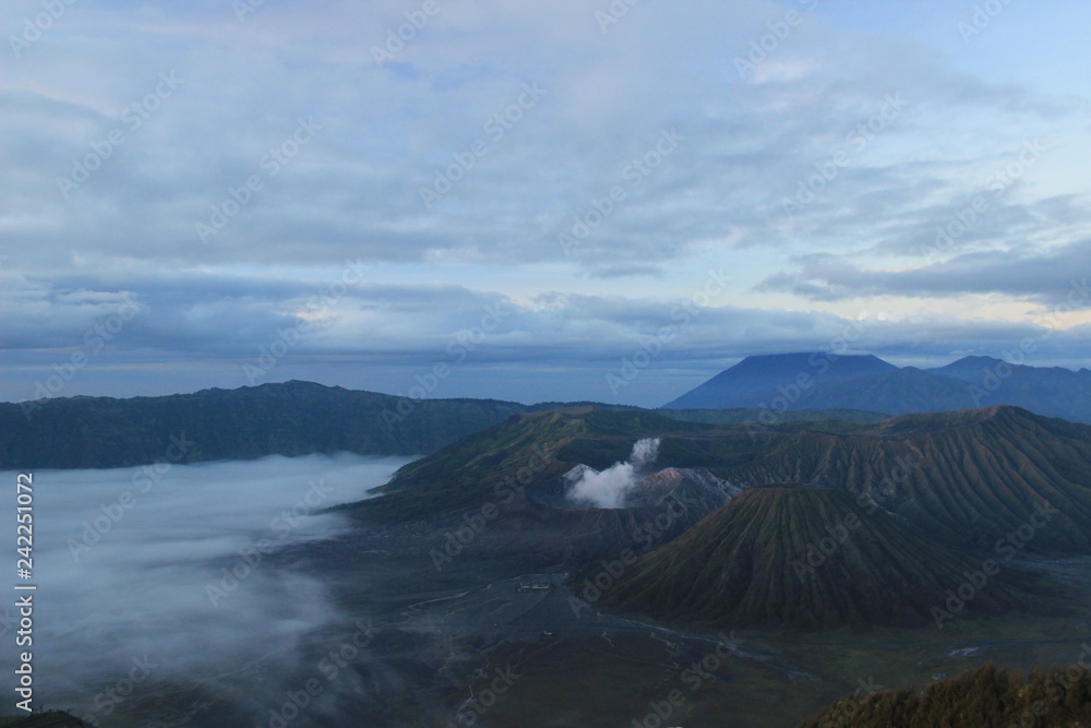 pictorial bromo mountain of the east java, Indonesia