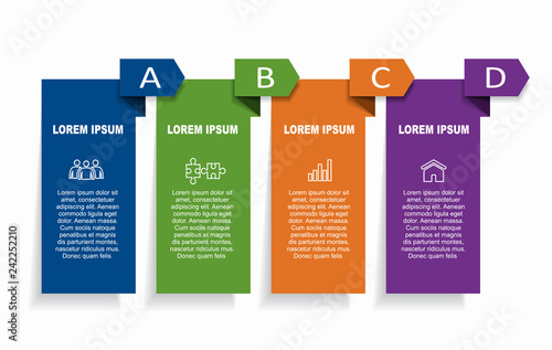 Infographic design template with place for your data. Vector illustration.