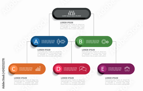 Infographic design template with place for your data. Vector illustration.
