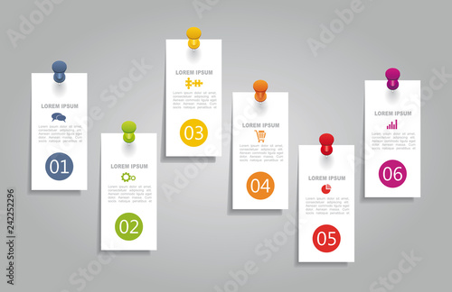 Infographic design template with place for your data. Vector illustration.